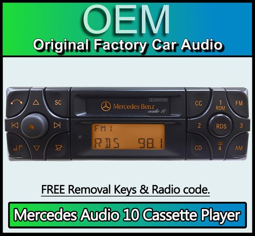 Lettore cassette mercedes - cassette, sl