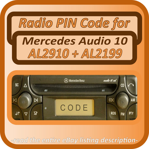 Codice radio per mercedes benz - codice,